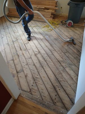 Before Remove Old Floor