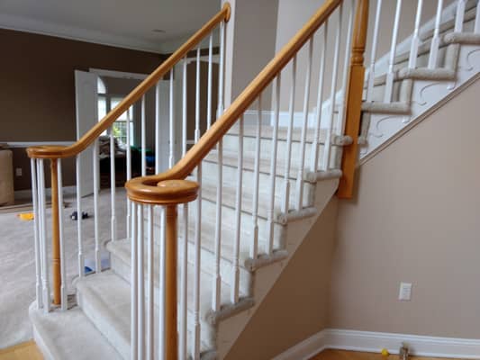 Before and After -Stairs before